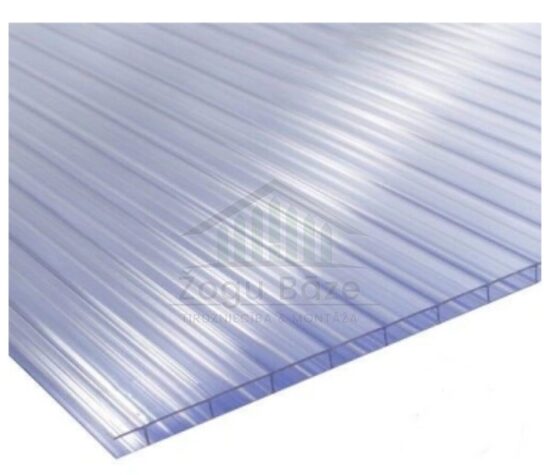 Pastiprinātais polikarbonāts 4 vai 6 mm